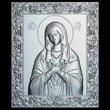 Ícone da Mãe de Deus Ternura modelo 3d para cnc Modelo STL Alívio formato STL Religião 3d Router 3 eixos Gravador ArtCam