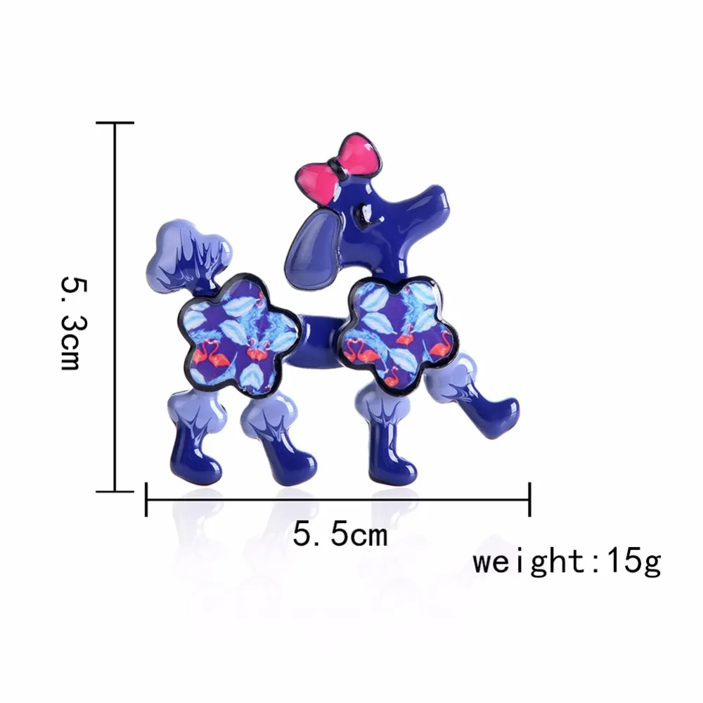 Брошь в форме пуделя для женщин, подарки для девочек, милые розовые заколки для собак, эмаль, шпилька из цинкового сплава, броши, модное платье, аксессуары, брендовые ювелирные изделия, Новинка