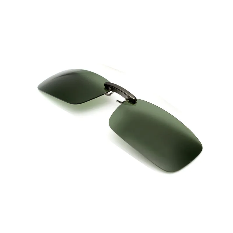 Открытый Унисекс Поляризованные клип на солнцезащитные очки близорукие вождения ночного видения объектив Анти-UVA Велоспорт езда солнцезащитные очки клип