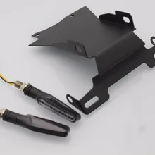 Световой сигнал мотоцикла рамка номерного знака Рамка номерного знака для YAMAHA FZ6 2006 2007 2008 FAZER