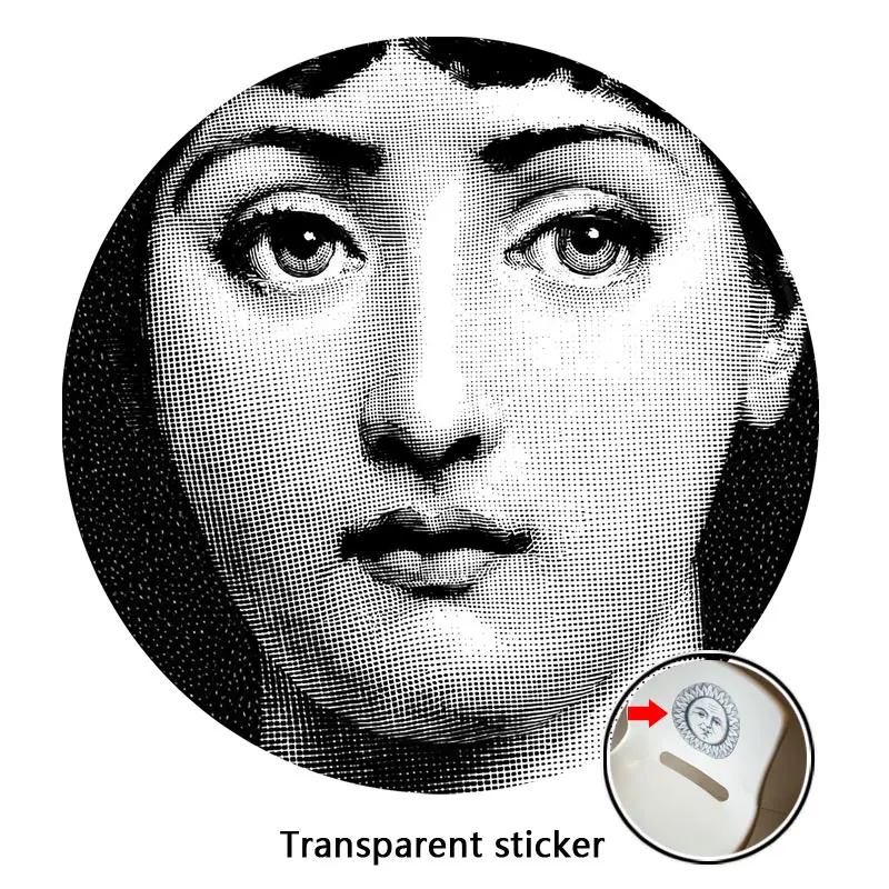 NO.197-220 дизайнерские обои Fornasetti, прозрачные наклейки, наклейки на стену для украшения стен, гостиной, 1 шт - Цвет: 209