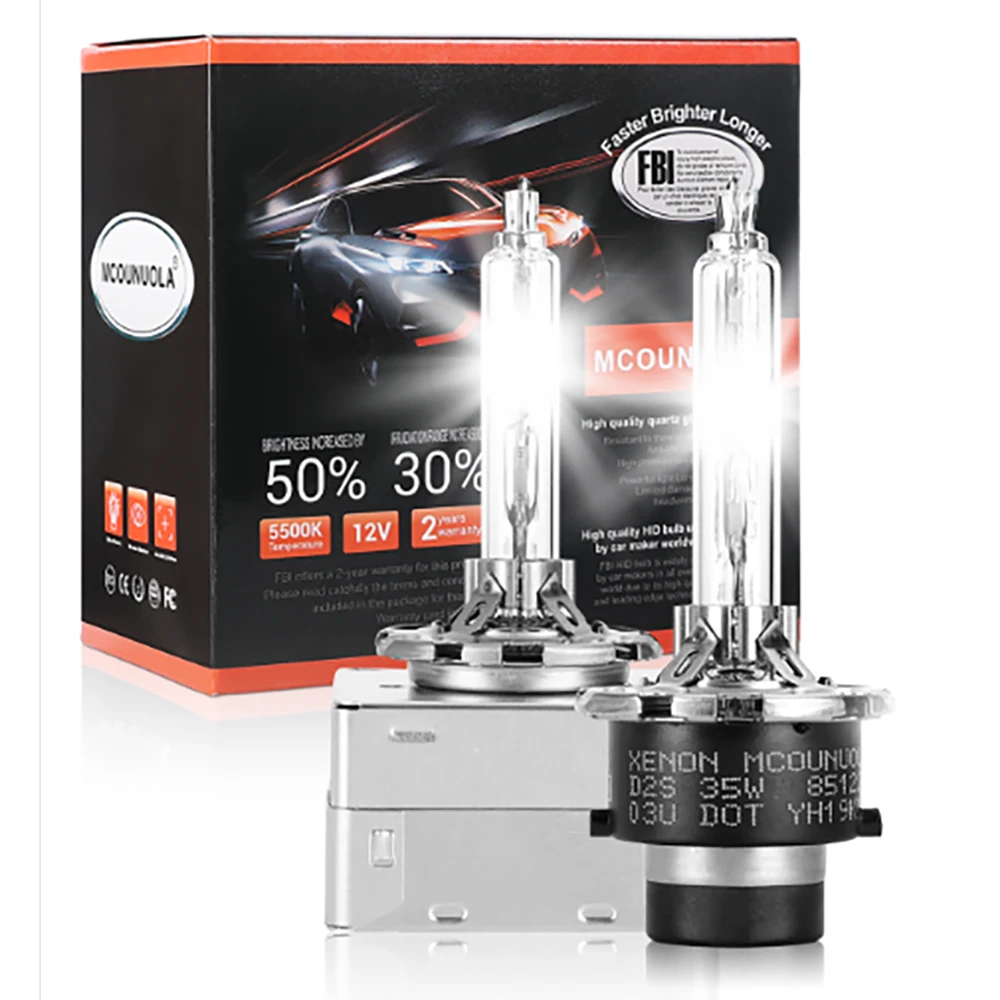 

2PCS OEM 2PCS 35W D1S D2S D2R D3S D4S D4R Xenon HID Bulbs Car HeadLight Replacement 4300K 5500K 8000K