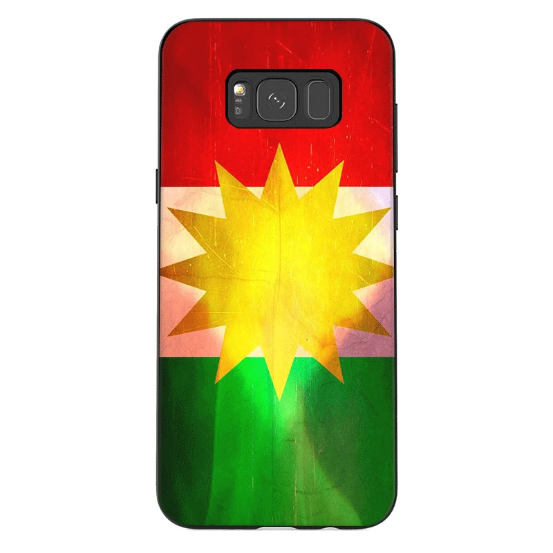 Desxz сотовый Чехол Для Телефона силиконовый флаг Курдистана для samsung Galaxy S6 S7 Edge S8 S9 S10 S10E Plus Note 8 9