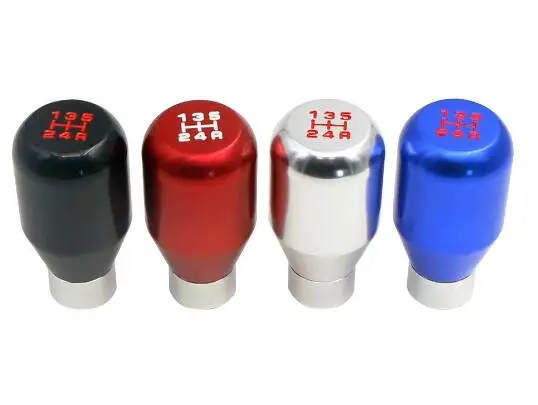 

Universal 5R 5 Speed Aluminum Manual Transmission MT Gear Stick Shift Shifter Lever Knob Fit For Momo BMW Ford Passat Honda Audi