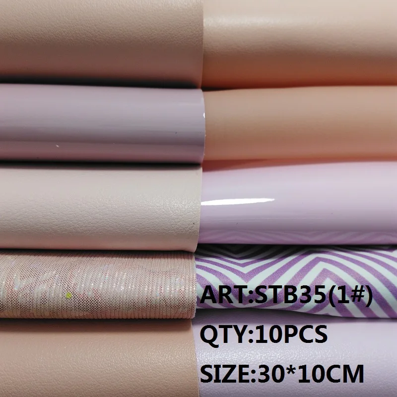 

CLEAR STOCK 1SET(10PCS )30X10cm Alisa Glitter Cuero Sintetico Glitter Leather For DIY hair Accessroies Craft STB35