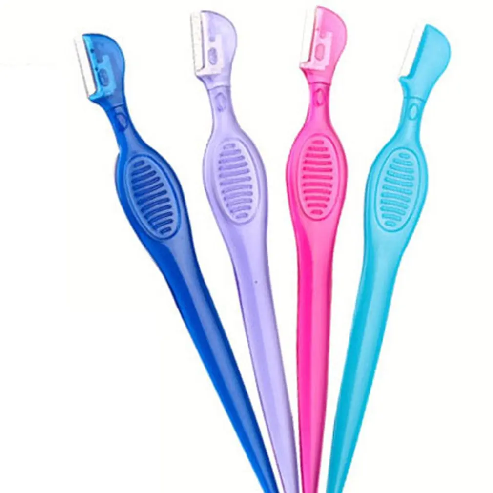 

Women Mini Straight Handle Eyebrow Razor Facial Hair Remover Eyebrow Trimmer Sharp Makeup Knife Shaper Shaver Tool
