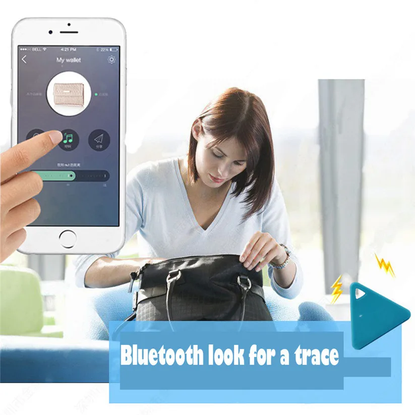 Миниатюрный смарт трекер Binmer td1211 с Bluetooth для защиты от потери устройство