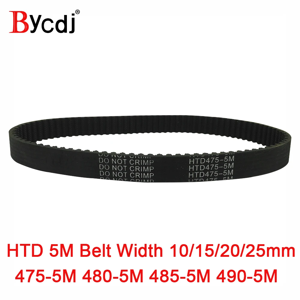 Зубчатый ремень Arc HTD 5M C = 475/480/485/490 ширина 10/15/20/25 мм зубья 95 96 97 98 HTD5M синхронный 475 480