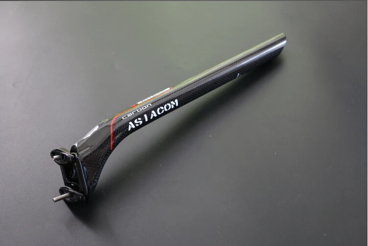 

3K Matte Full Carbon Fiber Bicycle Seat Post Offset 25 Degrees MTB Road Bike Seatpost 27.2/30.8/31.6*350/400mm