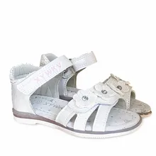 Новая мода 1 пара ортопедические кожаные сандалии детская обувь для девочек, супер качество цветок детские сандалии для девочек