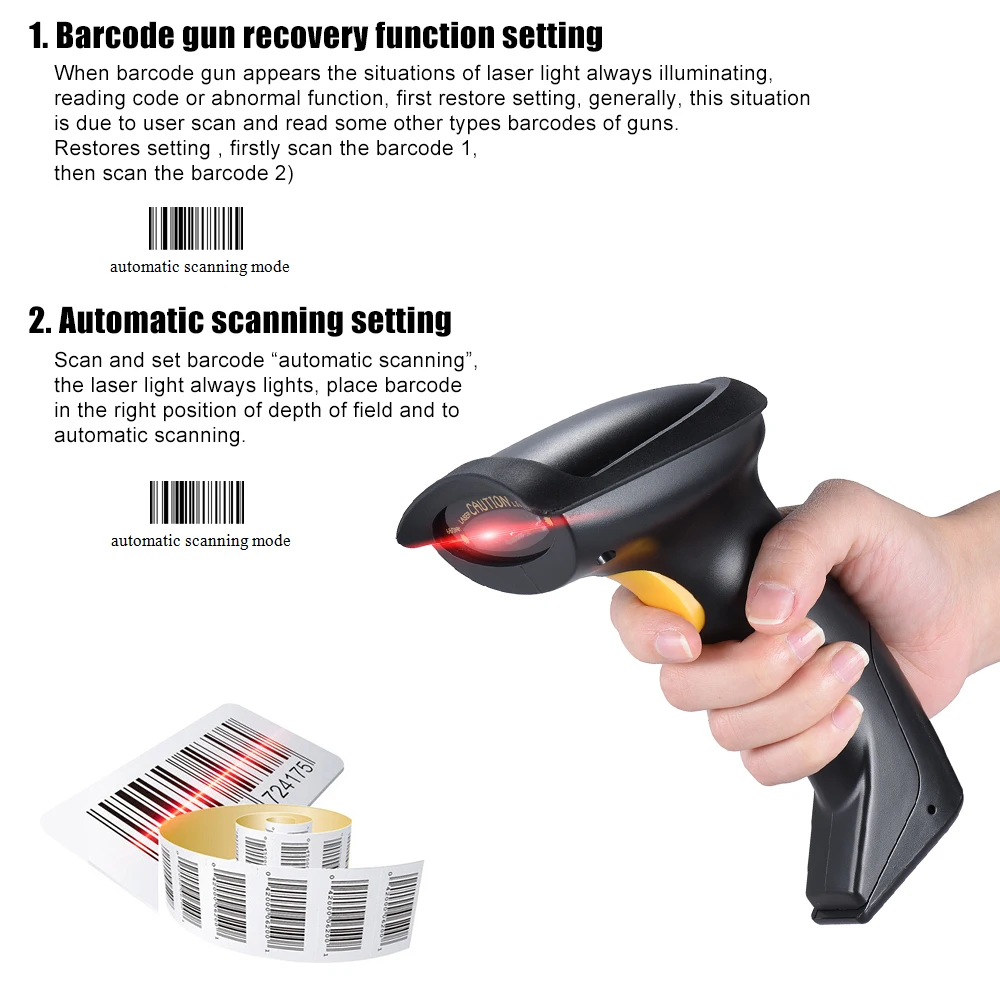 Portátil Scanner de Luz Para Supermercado
