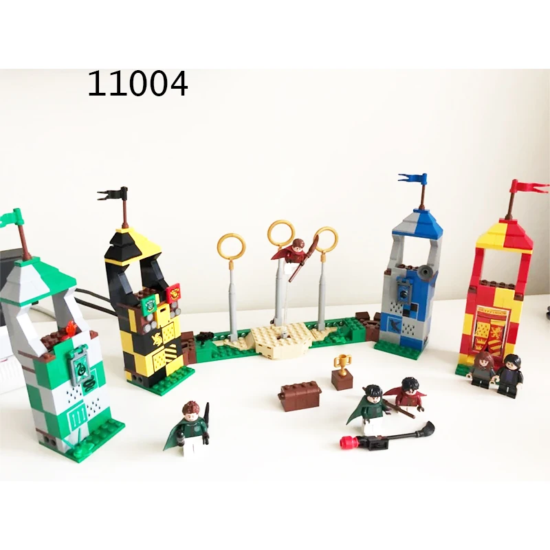 

11004 Harri Potter Series Quidditch Match Oliver Wood Building Blocks 536pcs Brick Toys Compatible With Legoing Movie 75956
