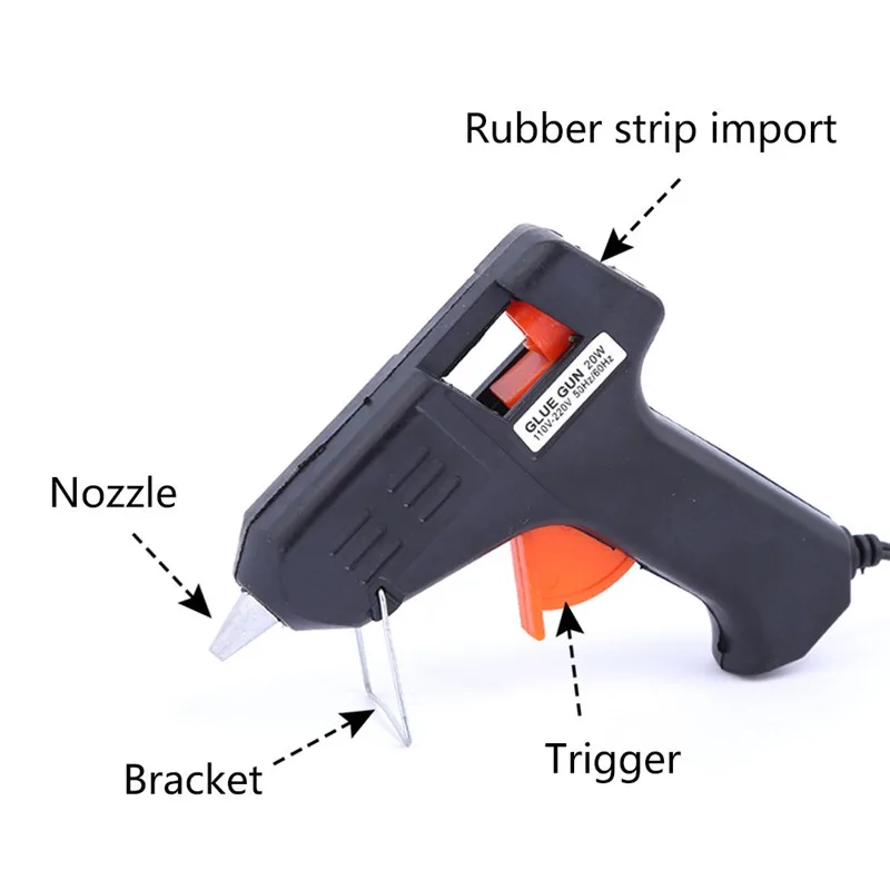 Термоплавкий клеевой пистолет технология быстрого нагрева гибкий триггер для DIY небольших художественных ремесленных проектов бытовой Быстрый ремонт и