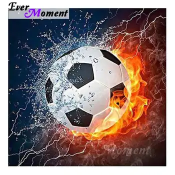 

Ever Moment Diamond Painting Football Soccer 5D DIY Needlework Rhinestone Picture Mosaic Diamond Embroidery Decor Home S2F860