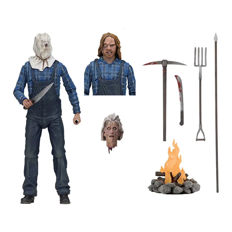 NECA Friday the 13Th Part II Jason Voorhees разоблаченная сцена Делюкс издание ПВХ фигурка