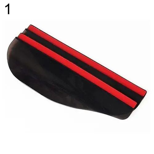 

2 Pcs Universal Self-Adhesive Rain Shield Rear View Side Mirror Black Clear Rain Snow Shield for Car Truck