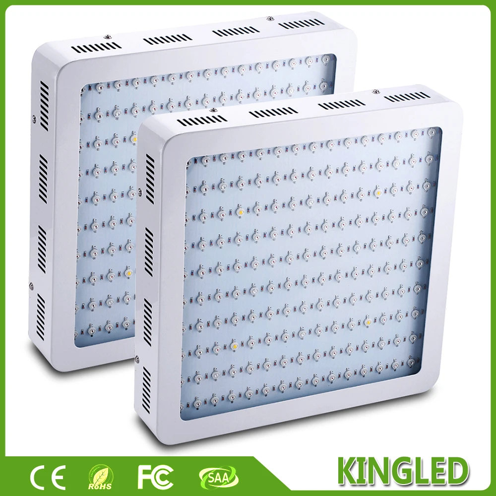 2PCS/lot White 900W LED Grow King LED Light Full Spectrum Best For