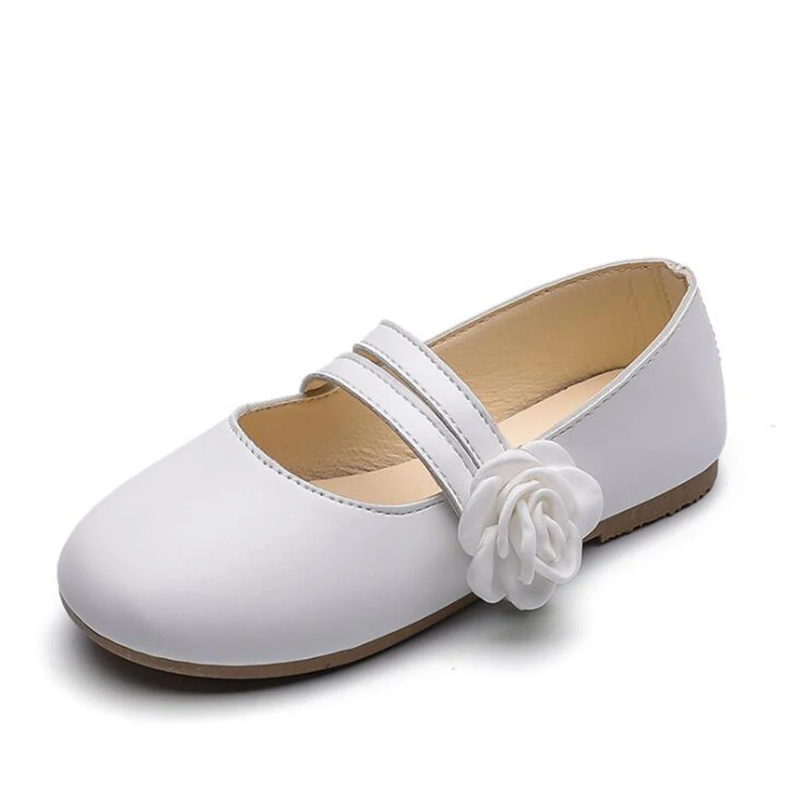 MHYONS/Коллекция года; Весенняя детская обувь для девочек; модельные туфли из искусственной кожи в стиле «Мэри Джейн»; Танцевальная обувь с мягкой подошвой и цветочным рисунком для девочек; туфли на плоской подошве