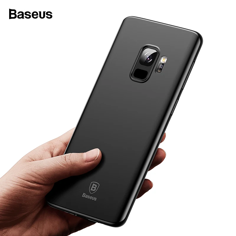 Baseus الفاخرة الهاتف حقيبة لهاتف سامسونج غالاكسي S9 S9 plus جدا ورقيقة PP متجمد الغطاء الخلفي لسامسونج S9 S9PLUS كوكه Fundas