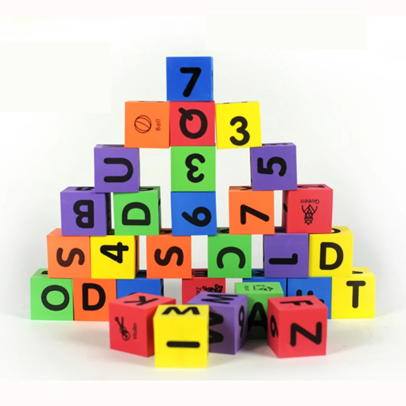 30 pcs Children Digital animal figure Building Brick Block Foam Construction Soft Toy Kids Intelligence Exercise gift for Baby baby-blocks : image 30 pcs Children Digital animal figure Building Brick Block Foam Construction Soft Toy Kids Intelligence Exercise gift for Baby baby-blocks