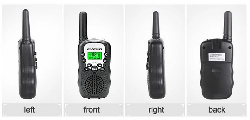 2PCS Baofeng BF-T3 Mini Walkie Talkie 0.5W UHF462-467MHz Two Way Radio 22CH T3 Portable Transceiver Toy Radio For Kids Children (15)