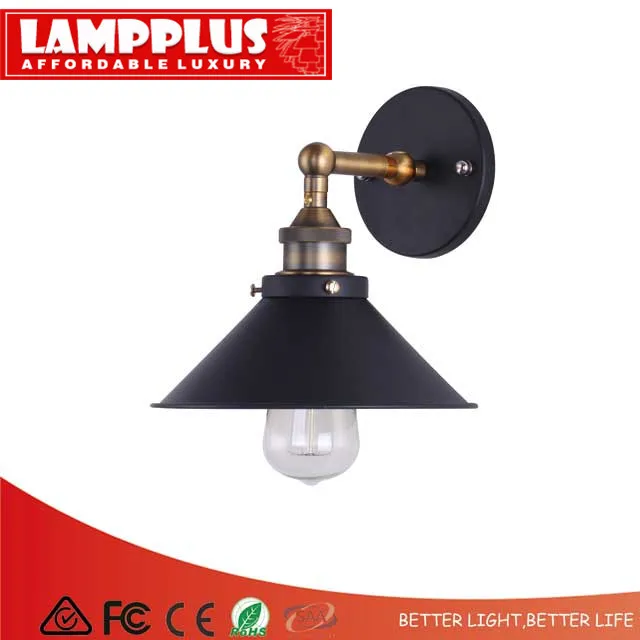 

Lampplus Nordic Simple Vintage Loft Industrial Swing Arm Brass Black Wall lamp Wall light for bedroom living room study hotel