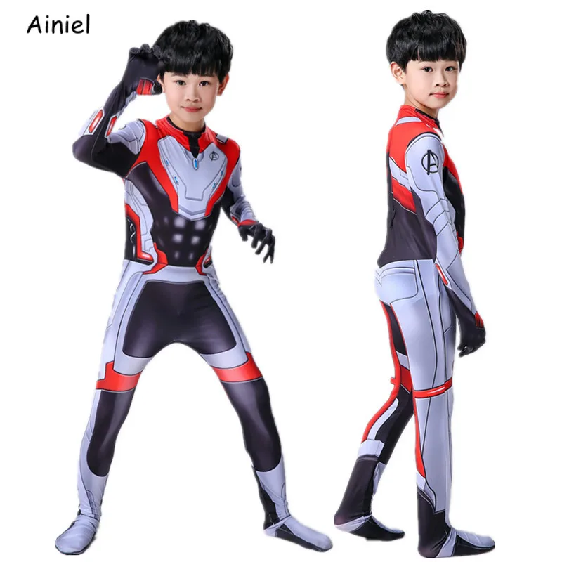 Костюм для косплея Endgame War Infinity Captain America Quantum Realm костюм боди комбинезон Zentai Super Heros