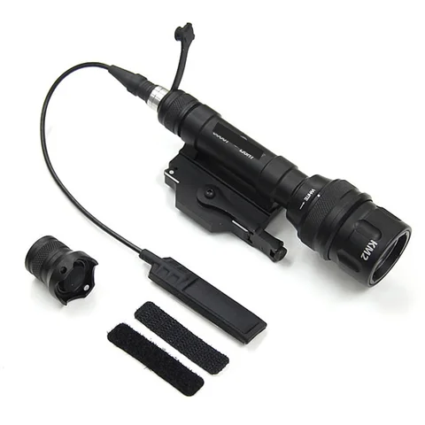 Arma de Airsoft Tático Olheiro Levou Lanterna Arma Rifle Softairô Militar Caça Lâmpada M620v Luz