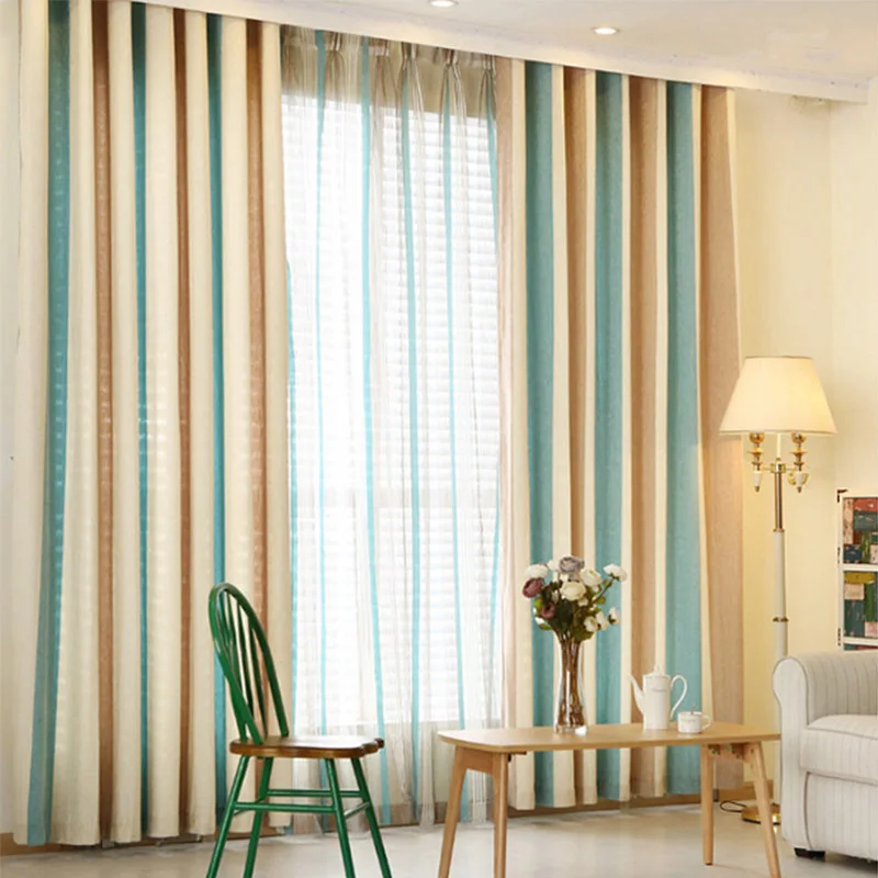 Chenille Curtains Gauze Shade For Living Room Bedroom Modern
