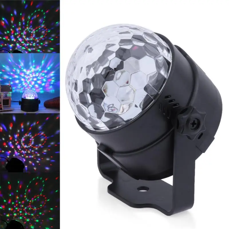 

Colorful Rotating Ball Stage Light LED Crystal Magic 4m USB 5V ktv DJ Light Disco Party Lights LED Projector Atmosphere Lamps