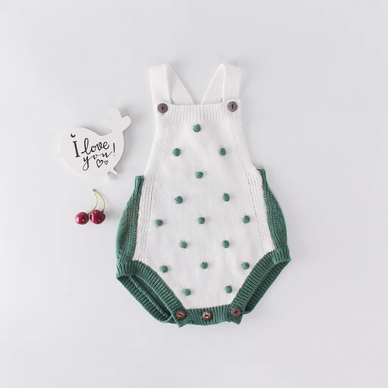 Baby Bodysuits for boy New Baby Boys Spring Clothes Baby Bodysuits Handmade Prom Toddler Girls Bodysuits Knit Bodysuits for Baby Girls Hair Ball Clothe Baby Bodysuits are cool