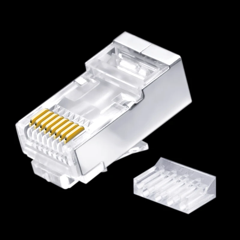 Двухкомпонентный сетевой Ethernet Кабель CNCOB Cat6 FTP rj45 гигабитный Модульный штекер для