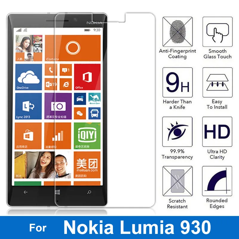 С уровнем твердости 9H Экран закаленное Стекло для microsoft Lumia от Nokia XL X2 532 925 730 930920 550 830 530 640 640XL 535 премиум-класса из закаленного стекла