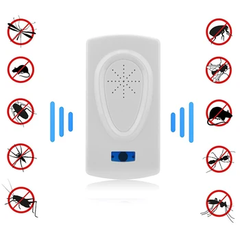 

New Ultrasonic Pest Repeller Anti Mouse Moles Mosquito Killer Pest Control Rodent Insect Repellent Cockroach Rat Pill Bugs Mice