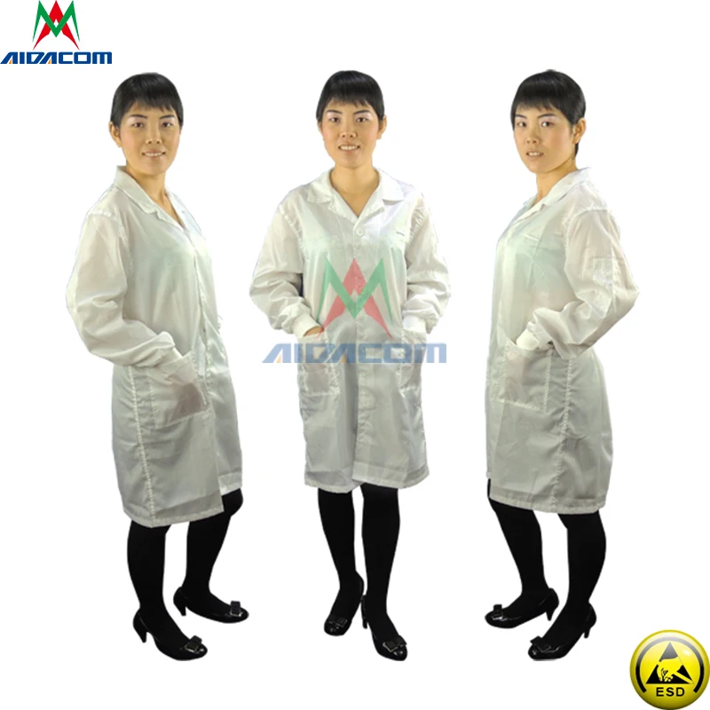 Buy Free Shipping cleanroom lab coat ESD Smock Work