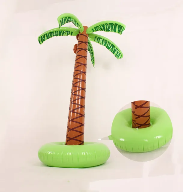 PVC Hawaii Inflatable Coconut Palm Tree Toys For Children Festival