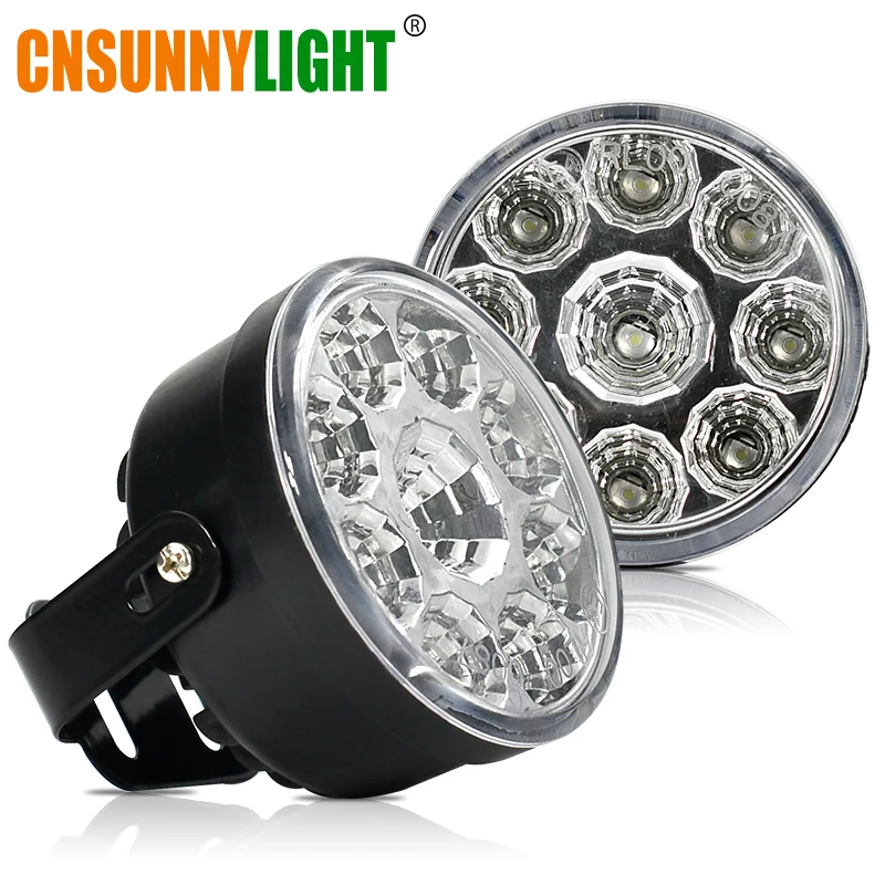 

CNSUNNYLIGHT 2Pcs Car Daytime Running Light Assembly White 12V Auto DRL Fog Day Light Replace For Toyota Car-Styling Accessories