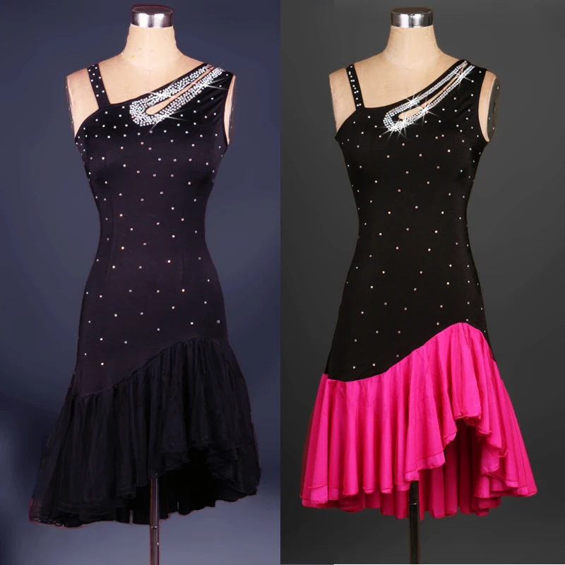 2017 New Arrival Custom Plus Size Latin Dresses Ballroom Dancing