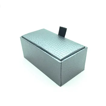 

UJOY Classic gift box tip clip box Brown tie clip Box Velvet inner box CTB340