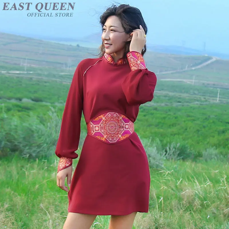 Тибетское платье Тибетский одежда китайское платье cheongsam qipao orienal Китай Традиционный китайский одежда для женщин AA4129