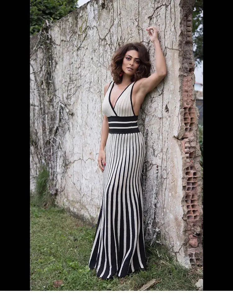 

2019 New Women elegance Striped V-Neck Sleeveless Ankle-Length Bandage Dress Vestidos Celebrity Evening Party Dresses