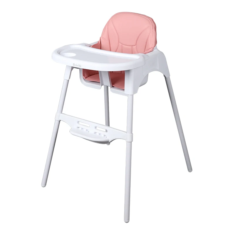 Портативный детский стульчик для кормления, регулируемое складное детское обеденное кресло, стул для кормления - Цвет: Красный