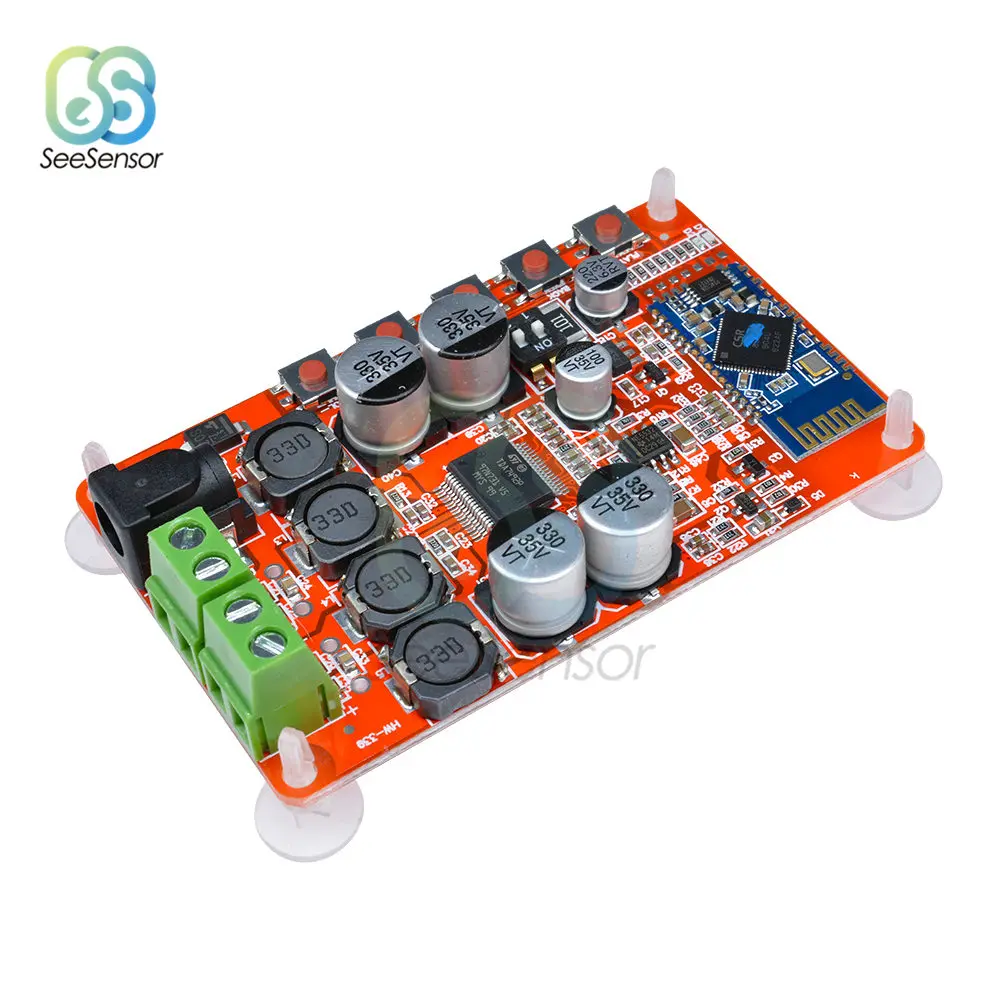 

TDA7492P 50W+50W Digital Amplifier Board CSP8635 Bluetooth 4.0 Chip BT Audio Receiver Amplifier Board Module Parts