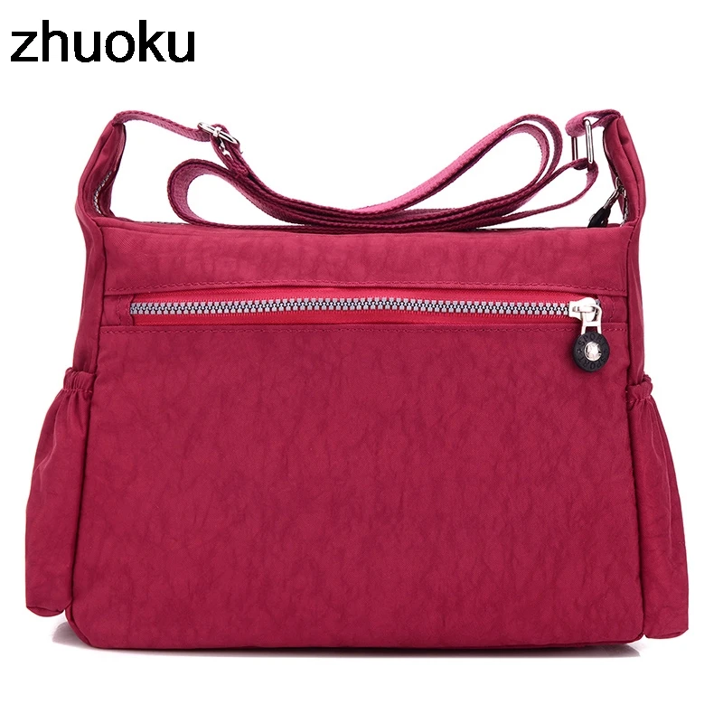  Luxury Women Messenger Bag Waterproof Nylon Shoulder Bags Casual Top-handle Ladies Handbag Travel T - 1000005083182