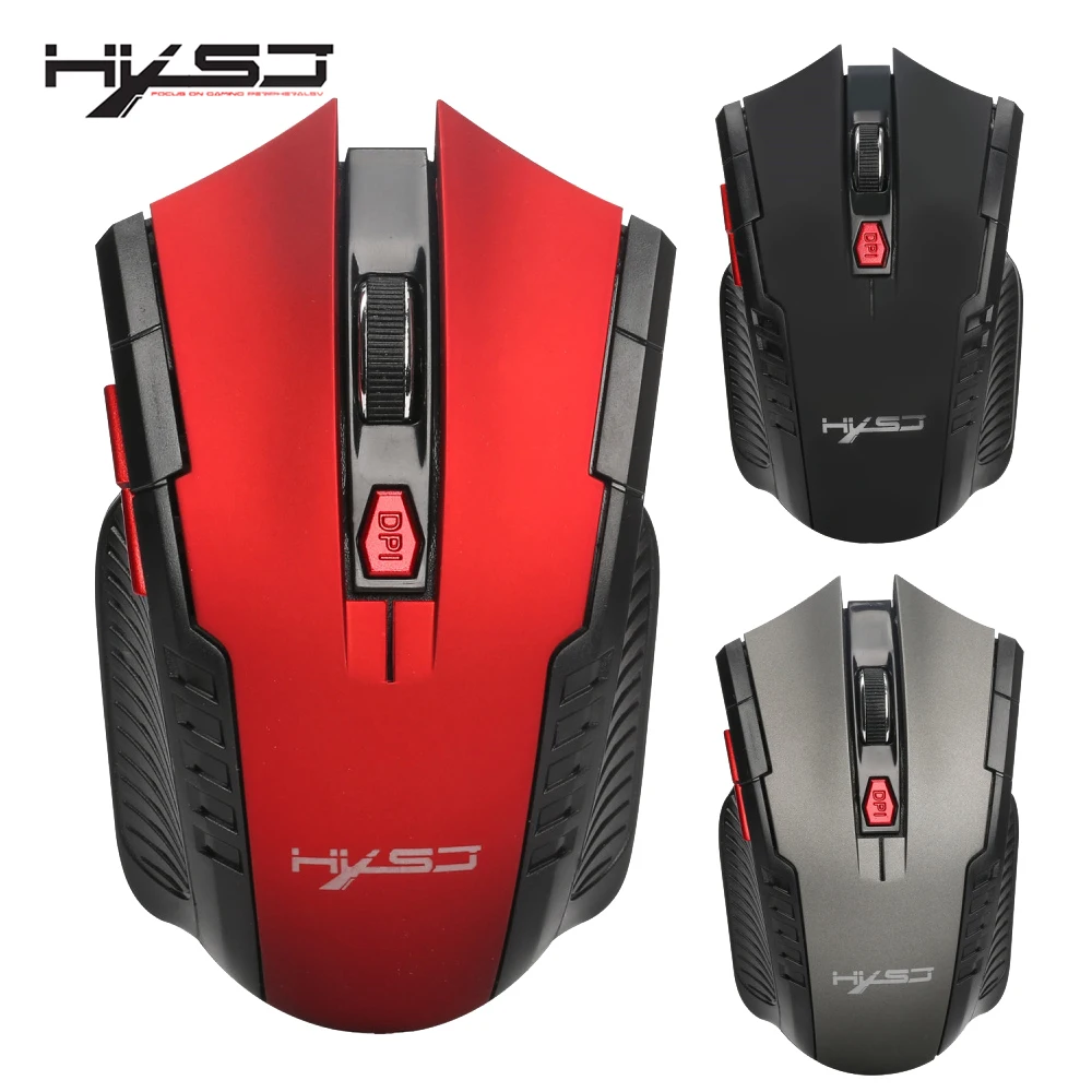 Беспроводная мышь HXSJ X20 2 4G игровая оптическая 6D компьютерная с 2400 точек/дюйм для