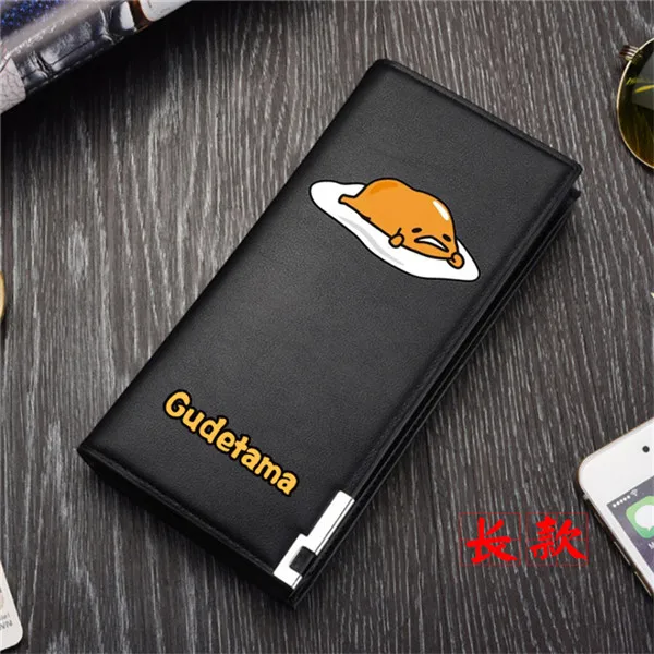 Высокое качество Gudetama принт унисекс Длинный кошелек из искусственной кожи кошелек мультфильм ID держатель для карт подарок сумка для денег Cartera Mujer - Цвет: 4