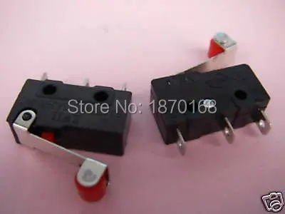 10 шт KW12 N Micro Концевой выключатель ультра малый SPDT рычаг ролики многих мгновенного