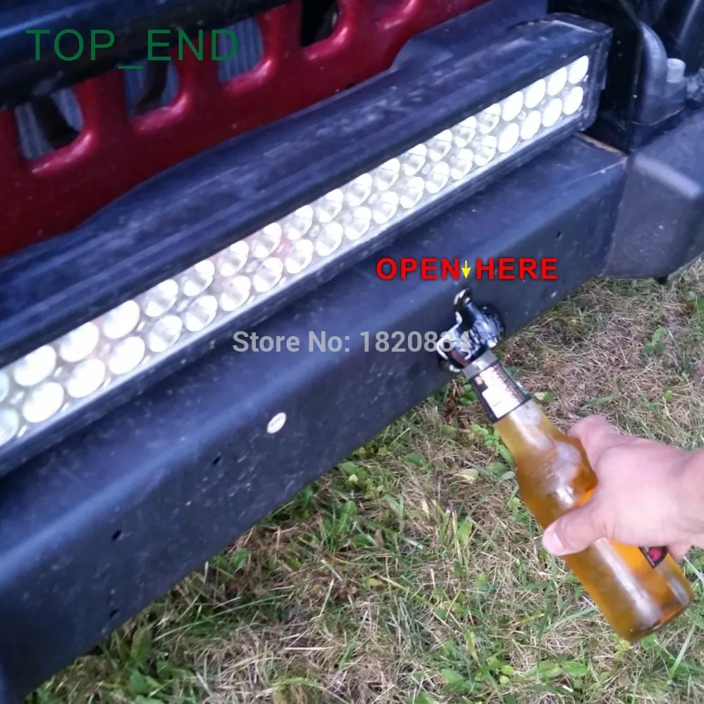 1 пара(2 шт), автомобильный бампер/настенное крепление открывалка для бутылок, аппретированное щеткой алюминиевое покрытие сплав, устойчивость к ржавчине, монтажные винты в комплекте