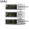 Mini estación meteorológica Digital para coche, termómetro, termostato, temporizador, reloj, instrumento con Sensor de temperatura, medidor de tipo de pared, pantalla LCD ► Foto 2/6
