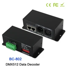 BC-802 DC5V-DC24V DMX512 to SPI(TTL) convertor decoder;Output signal 6803/1809/8806/9813/3001/2801(as you choses) Data Decoder